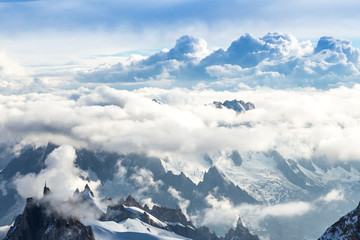 Fototapeta na wymiar Mont Blanc, Chamonix, France.