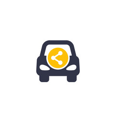 carsharing, carpooling icon