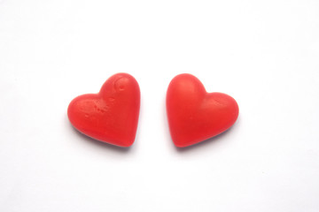 Obraz premium heart isolated on white