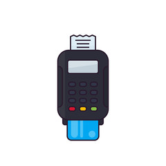 pos terminal vector illustration