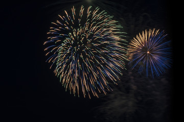 Fourth of July fireworks.