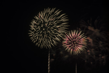 Fourth of July fireworks.