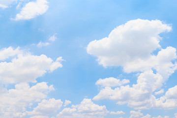 Naklejka na ściany i meble Clouds with blue sky background.