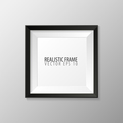 Realistic frame for your presentations. Vector illustration