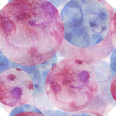 Pink blur bubble pattern