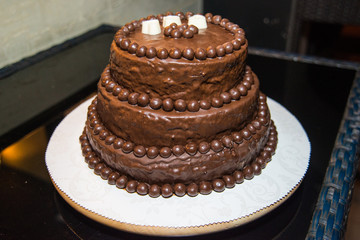 Chocolate birthday cake 