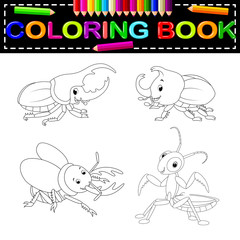 insect coloring book