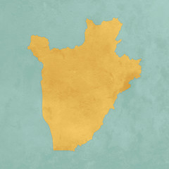 Illustration d'une carte texturée du Burundi