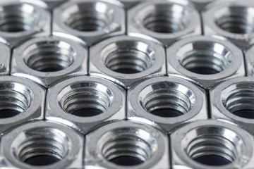 Obraz premium Metal nut background