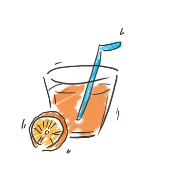 オレンジジュースとオレンジスライス ジュース 飲み物のゆるいオシャレイラスト Stock Illustration Adobe Stock オレンジジュースとオレンジスライス ジュース 飲み物のゆるいオシャレイラスト Stock Illustration Adobe Stock