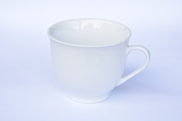 White Cup Isolated