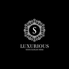 Luxury Logo template in vector for Restaurant, Royalty, Boutique, Cafe, Hotel, Heraldic, Jewelry, Fashion and other vector illustration