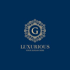 Luxury Logo template in vector for Restaurant, Royalty, Boutique, Cafe, Hotel, Heraldic, Jewelry, Fashion and other vector illustration