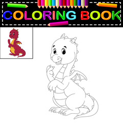dragon coloring book