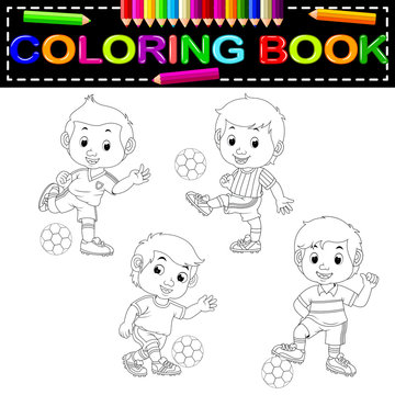 soccer coloring book
