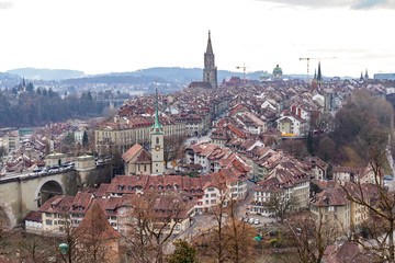 Fototapeta na wymiar Panorama of Bern, Switzerland
