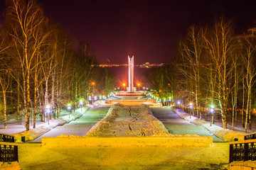 Izhevsk in the evening