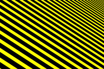 Simple striped background - black and yellow - diagonal lines, Black and yellow halftone diagonal stripes pattern