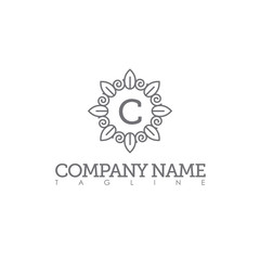 B LOGO MODERN TEMPLATE