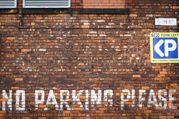 No Parking Urban Street,UK.