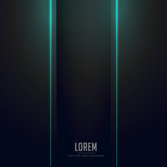 dark background with blue neon light