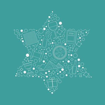 white star of david holiday symbols clip art preview