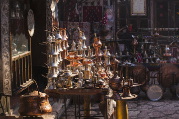 Typical street market in Sarajevo
