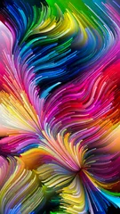 Gordijnen Conceptual Liquid Color © agsandrew