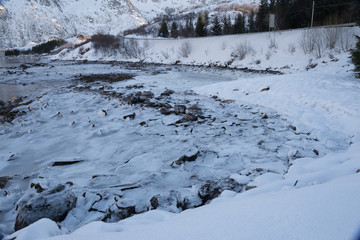 ice on the lofoten