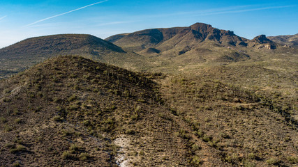Drone View Of Spur Cross Ranch Regional Park Near Cave Creek, Arizona 