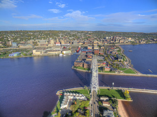 Duluth and Lake Superior in Summertime