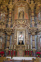 Fototapeta na wymiar Altar in San Xavier del Bac Mission