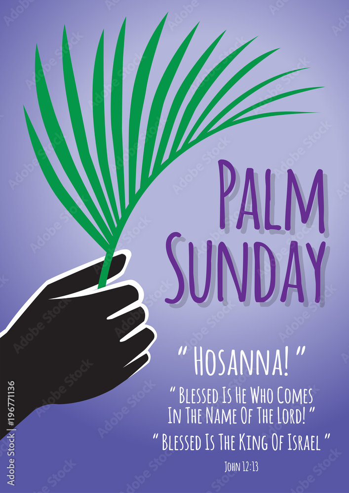 Wall mural palm sunday