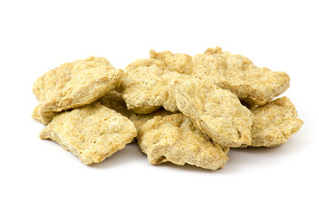Raw soy meat vegan and vegetarian cutlet