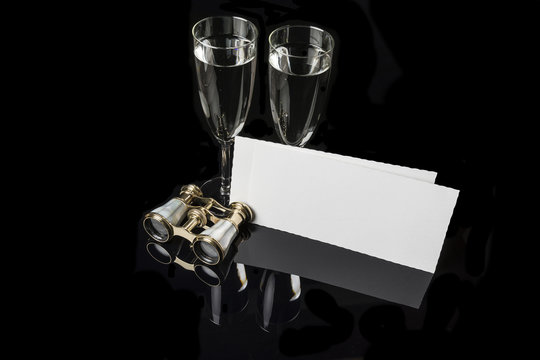 Oper, Einladung, Sekt