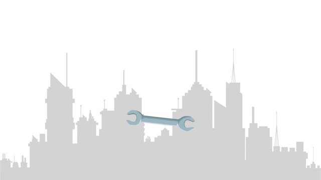 Under construction sign on black and yellow frame