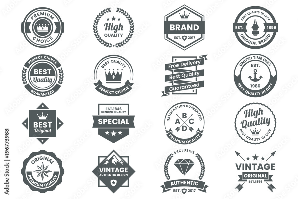 Canvas Prints vintage retro vector logo for banner