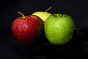 Trio of apples