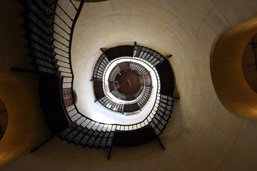 Jagdschloß Granitz auf Rügen, Treppe im Schloßturm