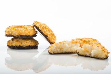 pâtisserie à la noix de coco et au chocolat