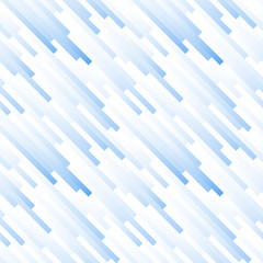 Seamless light abstract pattern. Geometric print composed of white and blue strips. Graphic line background.