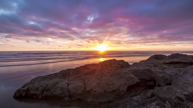 Costa Rica Beach Sunset Timelapse