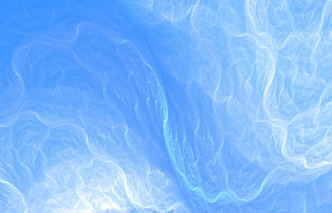 Abstract fractal blue background for design