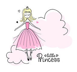 Little princess in the clouds.