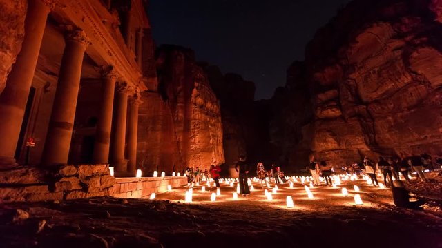 Petra Treasury at Night (4K/5K)