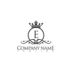 E LOGO MODERN TEMPLATE