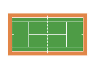 Design of tennis illustration
