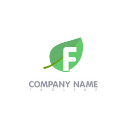 F LOGO MODERN TEMPLATE