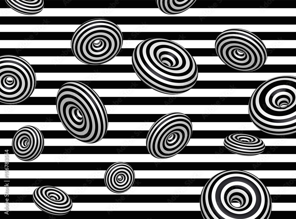 Poster bw pattern