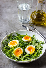 Easter spring salad with fresh vegetables